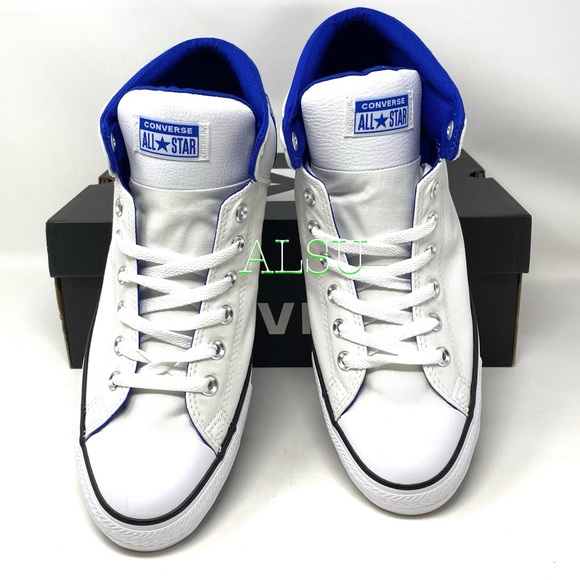 Converse Ctas High Street Leather White Men’s Snea - Picture 3 of 9